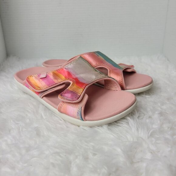 Spenco Kholo Monet Womens Sandals Size 8 D Slide Slip On Sunset Shoes - Picture 1 of 10